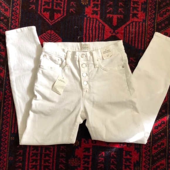 J. Crew high rise toothpick jeans button fly 27 - Picture 3 of 3
